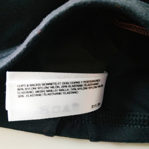 DKNY Sports Bra 32A - Picture 3 of 4